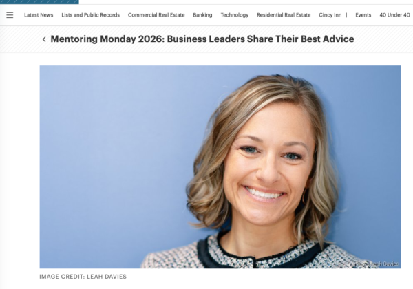 Jill Miller shares advice for Business Courier’s Mentoring Monday